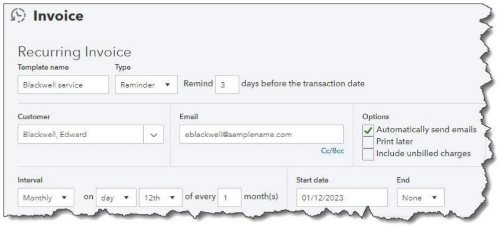 QuickBooks Online – Save Time, Keystrokes with Recurring Transactions