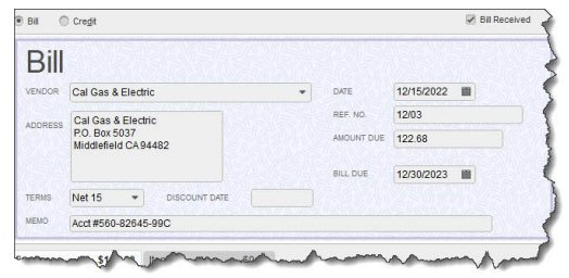 Keep Up with Payables: Entering Bills in QuickBooks